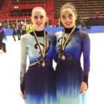 Carolina Rodriguez and Elizabeth McKenna Nexxice Junior Worlds Synchro